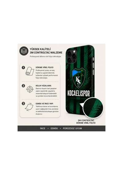 Kocaelispor 3 Tüm Telefonlara Uyumlu Kaplama Sipariş Sonrası Marka Ve Modelinizi İletiniz