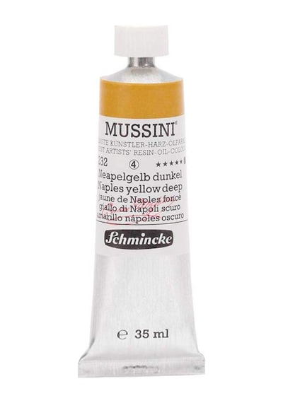 Mussini 35Ml Yağlı Boya Seri:4 No:232 Naples Yellow Deep