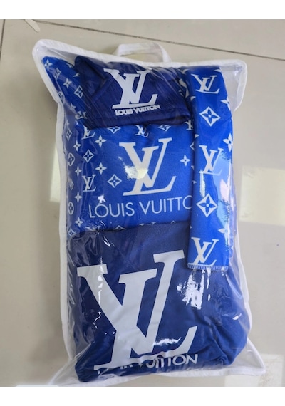 Lv Süper Set Dörtlü Servis Kılıfı + İkili Yastık Ve Kemer Kılıfı +vites Poları