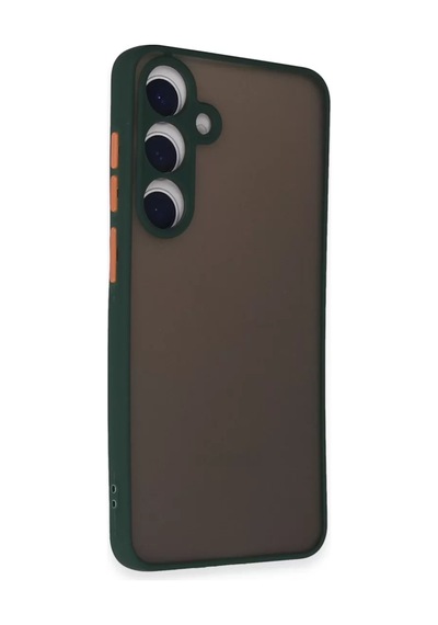 Galaxy S24 Kılıf Montreal Silikon Kapak - Yeşil