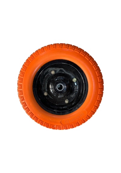 Zargana Doğru İş El Araba Tekeri Patlamaz Rulmanlı Pu 350x70mm