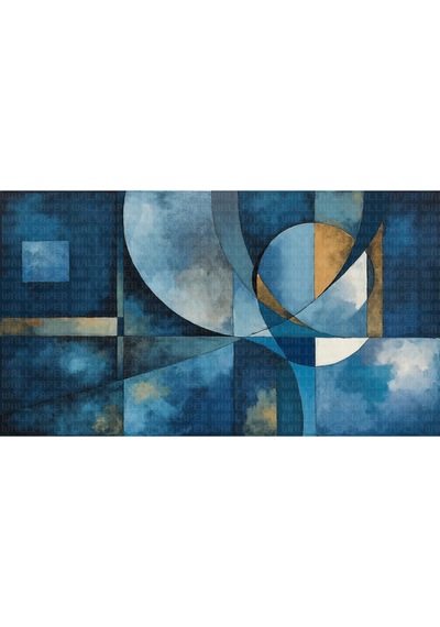 Abstract Geometrik Şekiller Poster Duvar Kağıdı Renkli