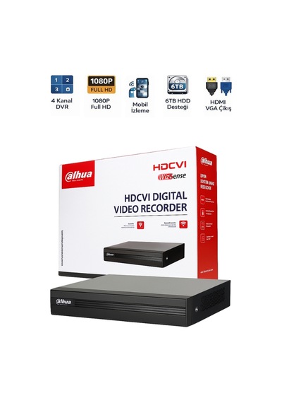 Xvr1b04 I T H265 Plus 4 Kanal Dvr Kamera Kayıt Sistemi