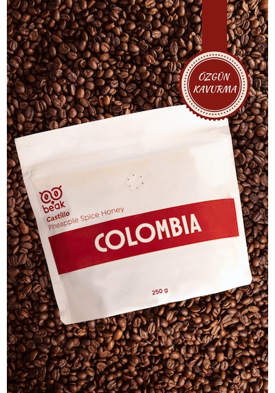 Colombia Pineapple Spice Çekirdek Kahve 250 Gr , %100 Arabica Çekirdek Kahve