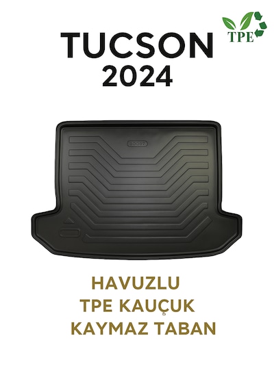 Hyundai Tucson 2024+ Uyumlu 3d Bagaj Havuzu Premium