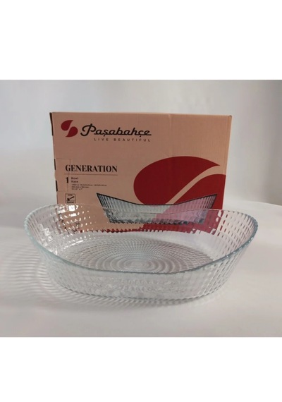 Paşabahçe Bowl Kase . 1100cc/ 260x180mm Pasabahçe Extra Resistant Şeffaf