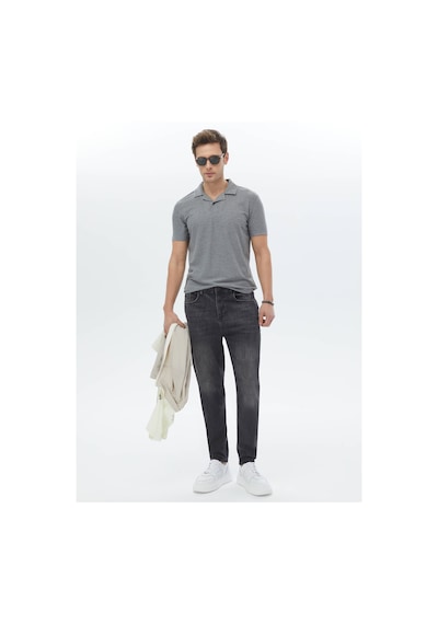 Kip Antrasit Carrot Fit Denim Pamuk Karışımlı Pantolon Çok Renkli Kip Antrasit Carrot Fit Denim Pamuk Karışımlı Pantolon Çok Renkli