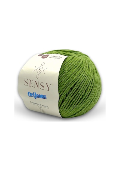Orijeans Amigurumi İpliği Punch Panç Baby Soft Cotton 50 Gr Örgü İp Yeşil