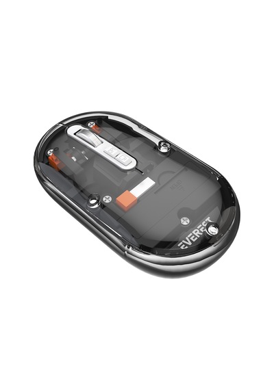 Everest Sm-bt29 Glassy Usb Siyah Transparan 2in1 Bluetooth Ve 2.4ghz Kablosuz Mouse Sm-bt29