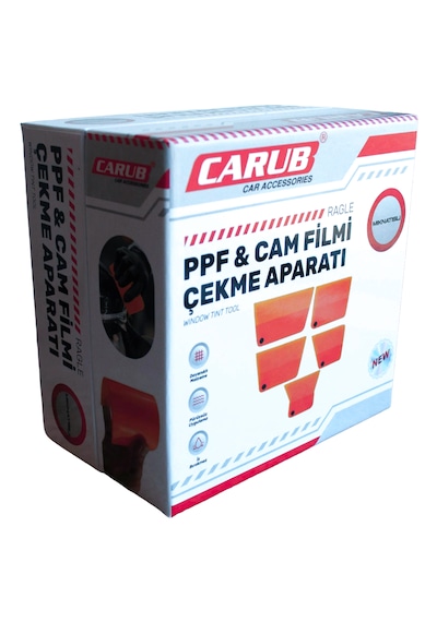 Mıknatıslı Profesyonel Cam Filmi Folyo Ppf Çekme Aparatı Ragle Seti 5 Parça Br1245024