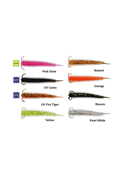 Kendo Silicon Worm 5cm 10 Adet