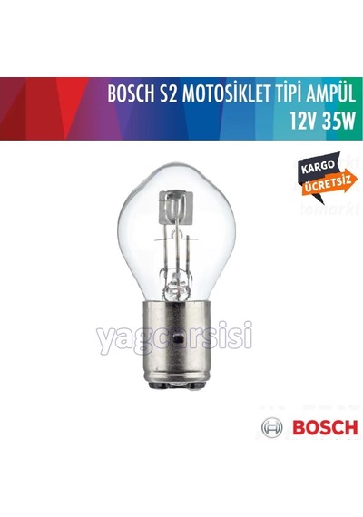 1 987 302 105 Bosch S2 Purelight Motosiklet Ampulü 12v 35/35w Ba2