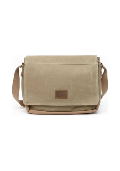 Old Cotton Cargo Boıse Computer Bag Omuz Çantası Camel