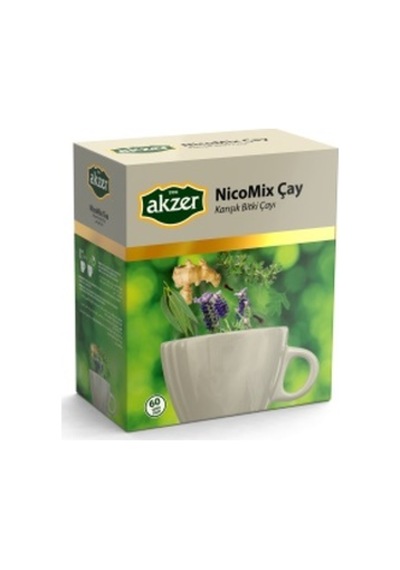 Akzer Nicomix Karışık Bitki Süzen Poşet Çay 60 x 1.5 G