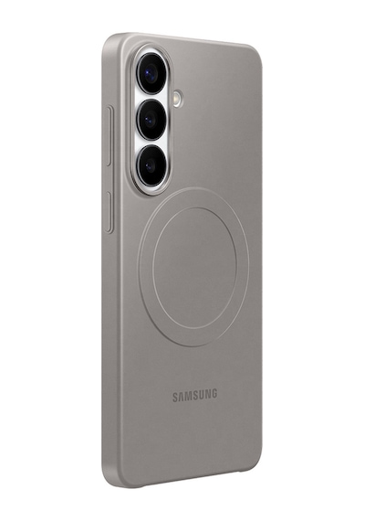 Samsung Galaxy Uyumlu S26+ İnce Magnet Kılıf - Gri Gri