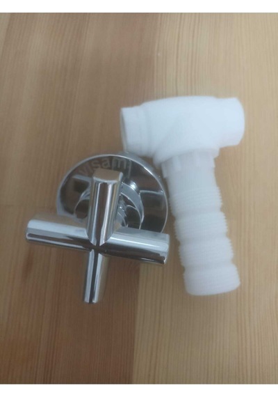 Ankastre Klozet Stop Valfı Taharet Musluğu Beyaz