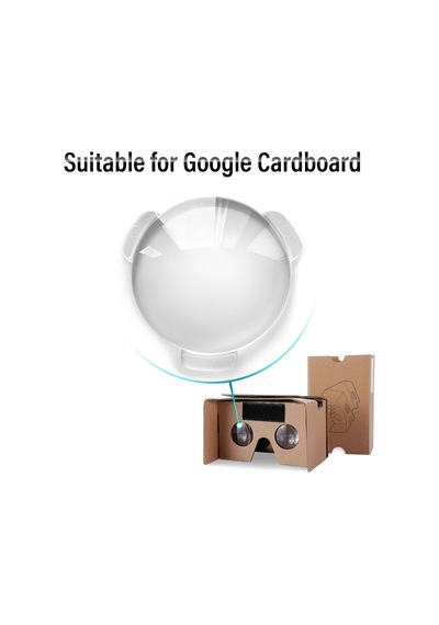 Bikonveks Lens Seti, Cam Lens Bi-konveks 34 Mm Çap 45 Mm Konsantrasyon Uzaklığı Lens Kendin Yap Google Karton Vr İç Diğer