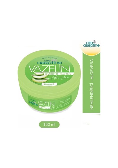 Jenerik Cire Aseptine Vazelin Aloe Vera 150 Ml