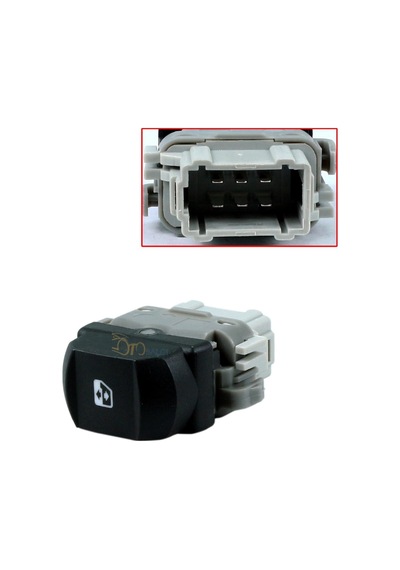 Renault Megane 2 Sag Ön Cam Açma Dügmesi Gri Soket 2003--2008 293353023