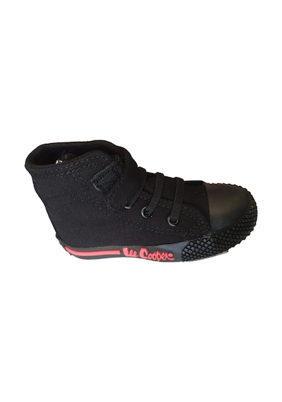Lee Cooper 30056 Hı  Çocuk Siyah Kırmızı  Convers Sneakers Ayakka Siyah - Kırmızı
