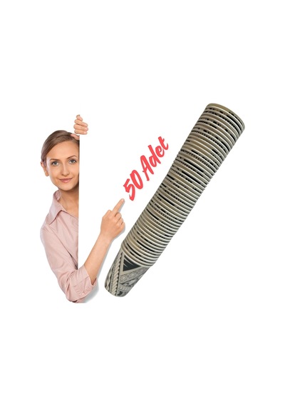 Lexroo 50 Adet 7 Oz Karton Bardak Çok Renkli