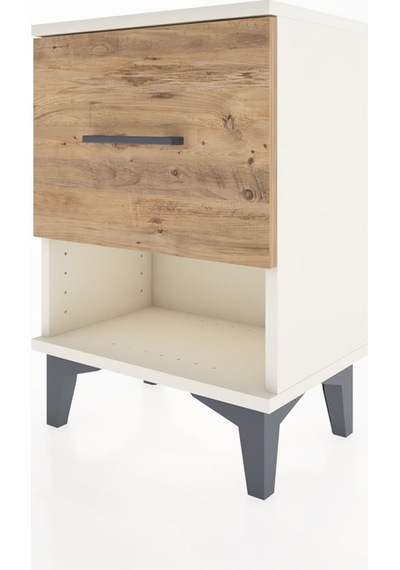 Arges Komodin Tek Çekmeceli 44x30x64 Aytaşı-çam Aytaşı