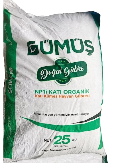 25 Kg Organik Doğal Tavuk Gübresi