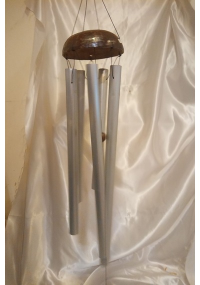 Deprem Zili Çanı Rüzgar Çanı Zili Feng Shui Ejderha Yılı Koruyucu Yin Yang 5 Metal Boru Büyük Boy 01