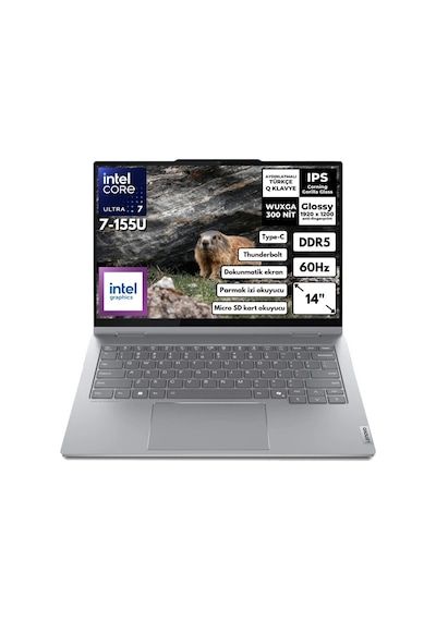 Lenovo ThinkBook 14 2-in-1 G4 IML 21MX002VTRAT20 Ultra 7 155U 32 GB 4 TB SSD 14" Dos Dizüstü Bilgisayar