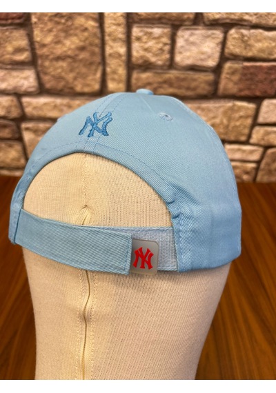 Hamze Ny Yankees New York Detaylı Beyzbol Gabardin Cap Şapka Buz Mavisi