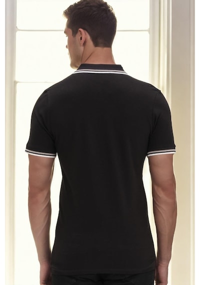 T9594 Dewberry Erkek T-shırt-siyah Siyah