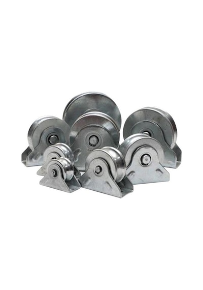 60 Lık Kepli Metal Makara Ray Tekeri 60 Mm Kapı Makarası Gazi