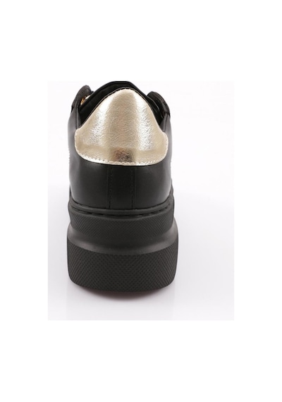 Dgn Es865 Kadin Kalin Silver Taşli Sneakers Ayakkabi ES865-2007-R123499 Siyah