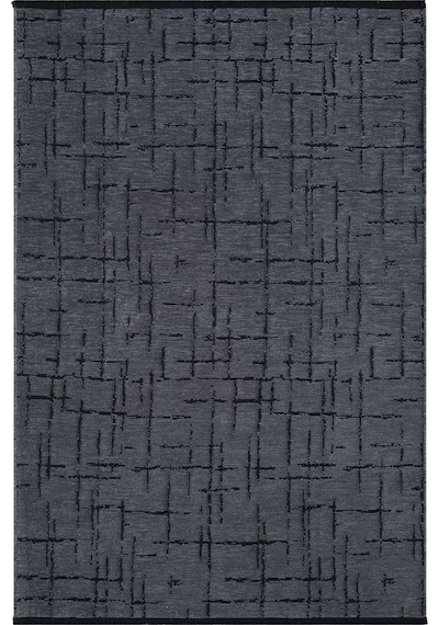 Çam Halı Bodrum Bdr 123 Antrasit Özel Latex Kaymaz Tabanlı Kilim