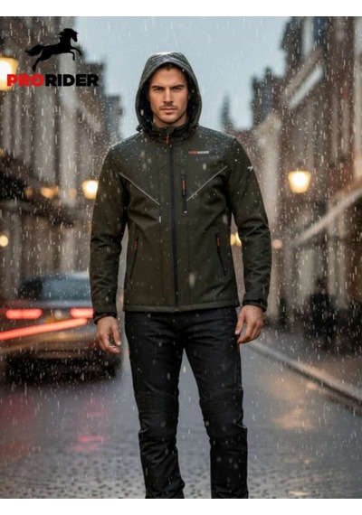 Korumalıklı Prorıder Softshell Motosiklet Montu