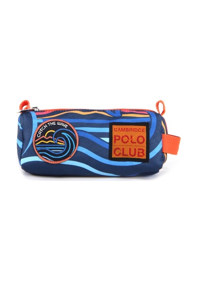 Cambridge Polo Club Wave Tek Bölmeli Unisex Çocuk Kalemlik Lacivert