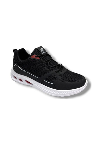 Luttoon 4157-26 Anorak Anatomik Erkek Sneaker Siyah Beyaz Kırmızı