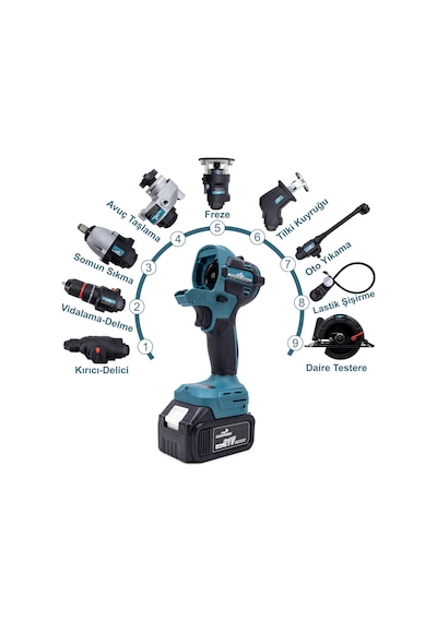Dawreek BT0234 MK10 10 Başlıklı Çok Amaçlı Makine