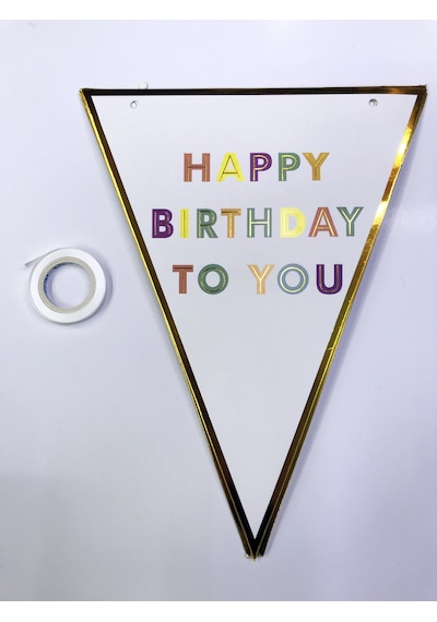 Happy Birthday To You Flama Bayrak Süs 5224 Diğer