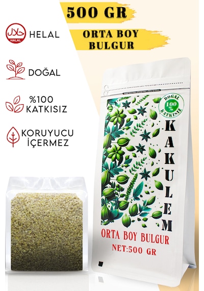 Kakulem Yerli Orta Boy Bulgur 500 G