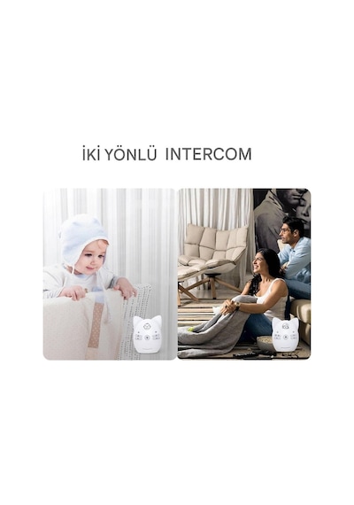 Çok Fonksiyonlu Bebek Telsizi Walkie Talkie İnterkom İkili Paket Mblv30