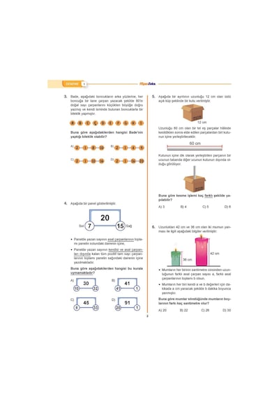 2027 8. Sınıf Haftalık Hep Matematik 40 Deneme
