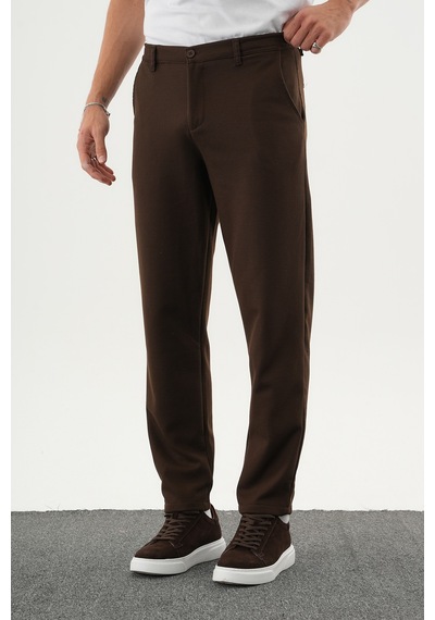 Redline Arden Kışlık Kalın Slim Fit Kemerli Erkek Pantolon Kahverengi Redline Arden Kışlık Kalın Slim Fit Kemerli Erkek Pantolon Kahverengi
