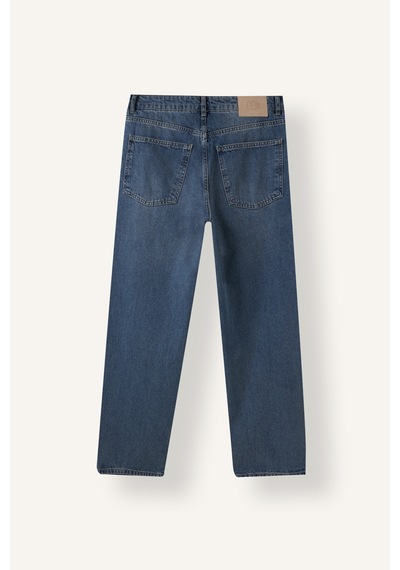 Defacto Baggy Fit Normal Bel Geniş Paça Jean Pantolon I9311ax26aunm28 Mavi-nm28