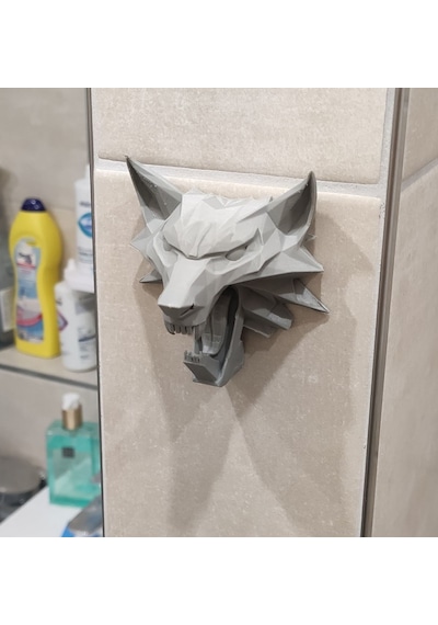 Witcher Kurt Duvar Banyo Havlu Elbise Kıyafet Askısı Diğer