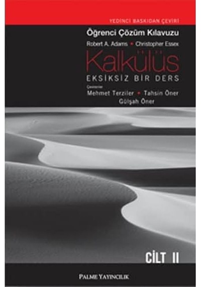 Kalkülüs Eksiksiz Bir Ders: Öğrenci Çözüm Klavuzu Cilt Iı