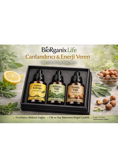 Life Ferahlatıcı & Canlandırıcı Doğal Bakım Seti 3 Lü Bitkisel Yağ 20 Ml