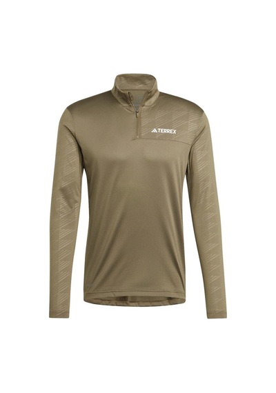 Adidas Mt Half Zi Ls Erkek Sweatshirt Ip4800-yesıl Yeşil