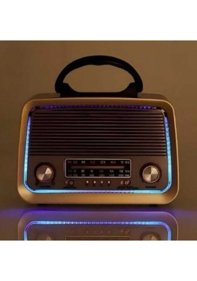 301 Eskitme Nostalji Tasarımlı Bluetoothlu Nostalji Radyo Fm-sd Kart-aux Nstj000002001