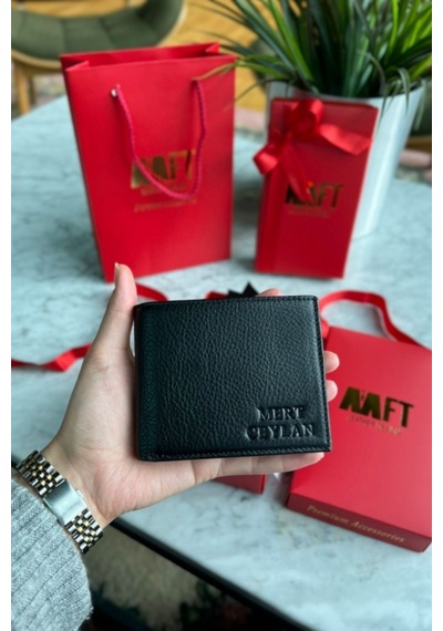 Mft Leather Hakiki Deri Erkek Bozuk Paralı Cüzdan Marks 6704 Napa Siyah